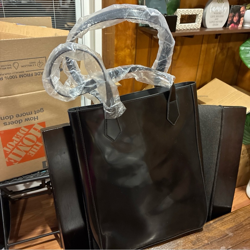 Givenchy Black Leather Tote Bag